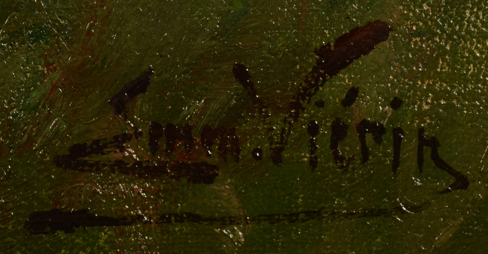 Emmanuel Viérin  — Signature of the artist, bottom right