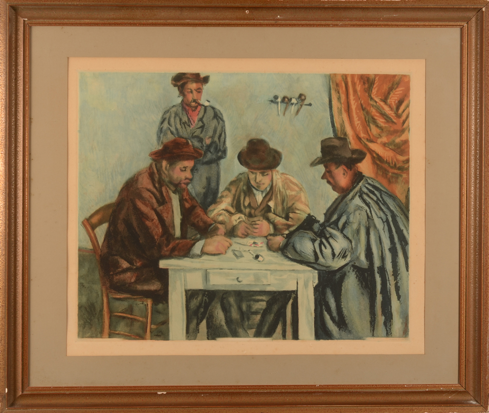 Jacques Villon — The etching in its original frame