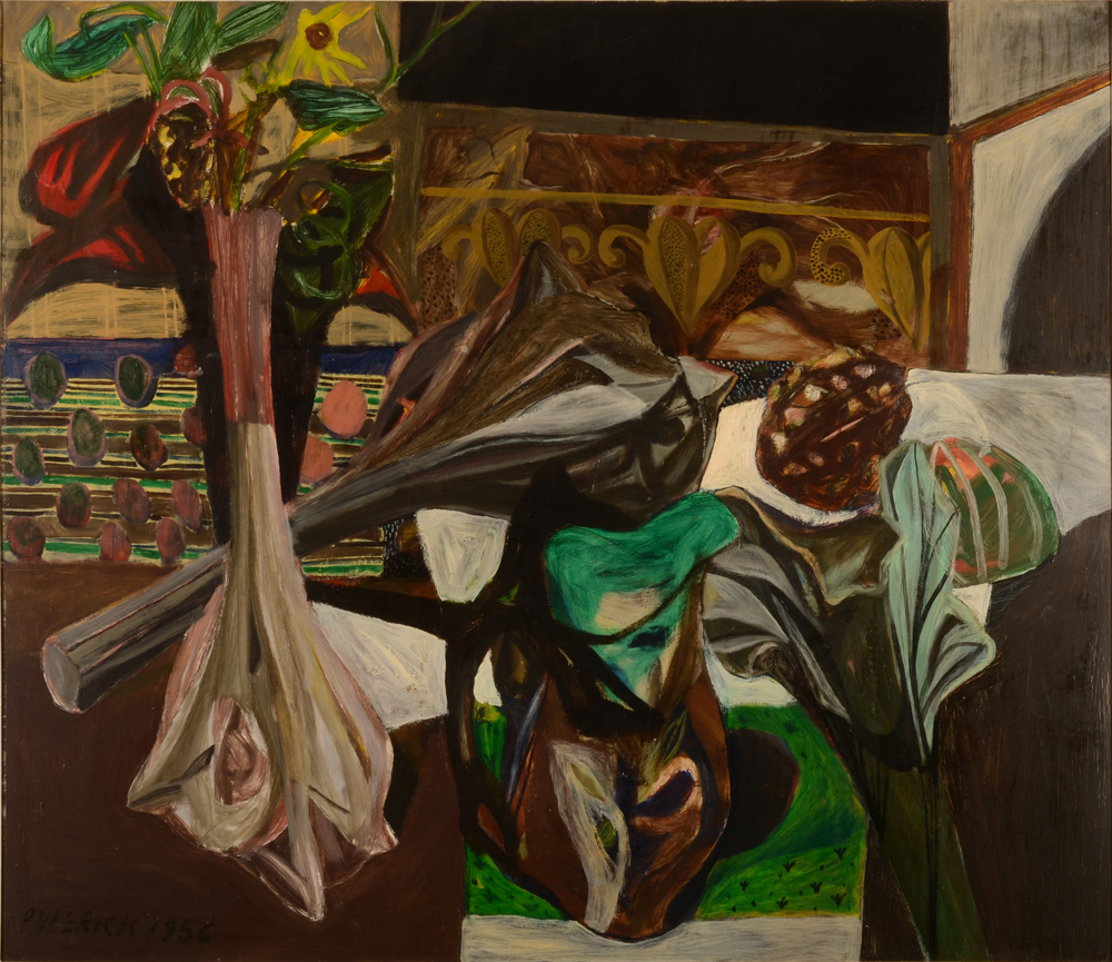 Pierre Vlerick — Grande et impressionante nature morte, 1956, de la première periode de l'artiste