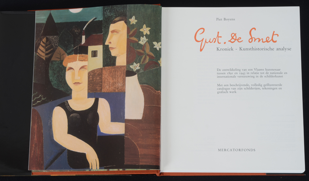 Piet Boyens oeuvrecatalogus Gust De Smet — titelblad van het boek