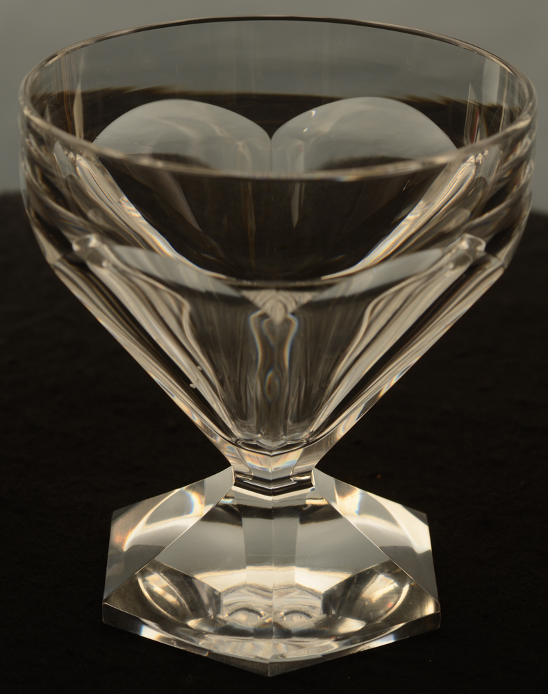VSL AD1 Water — art deco water glas Val St-Lambert