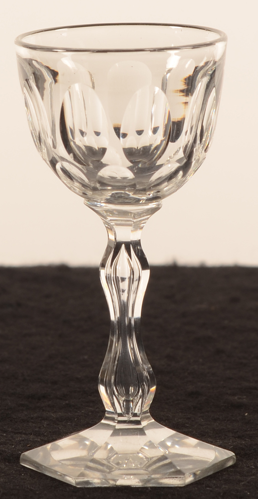 Val Saint-Lambert Prince de Galles 95 — Val St-Lambert, modele Prince de Galles, verre en cristal, hauteur 95 mm