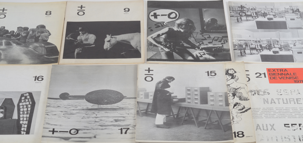 Plus moins Zero art magazine — The issues for sale separately or together.