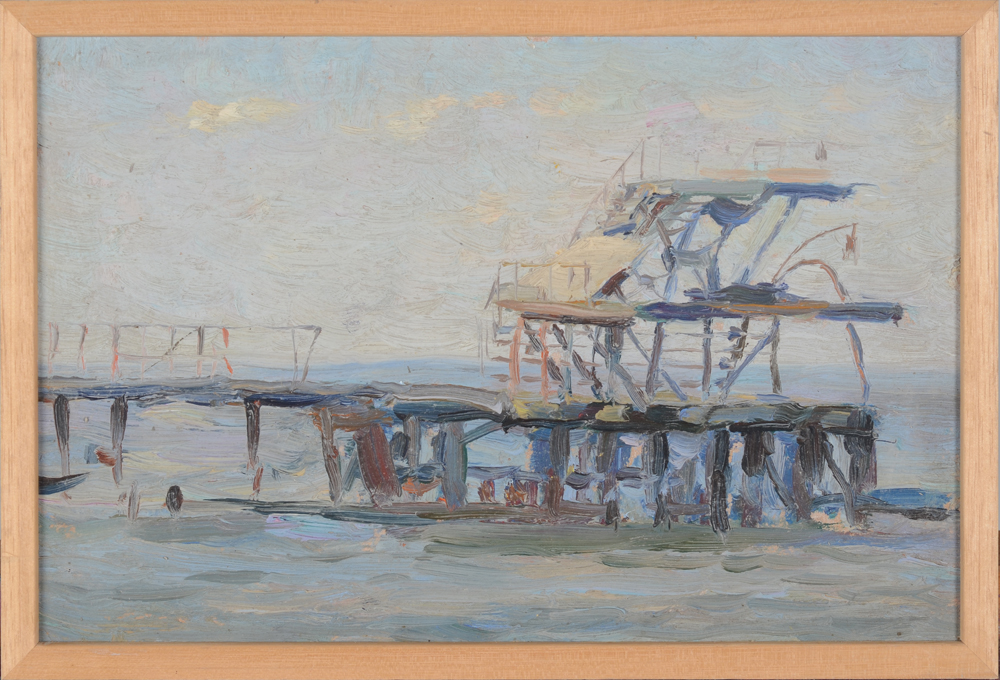 Vladimir Stepanovich (attributed to) — the painting in its frame