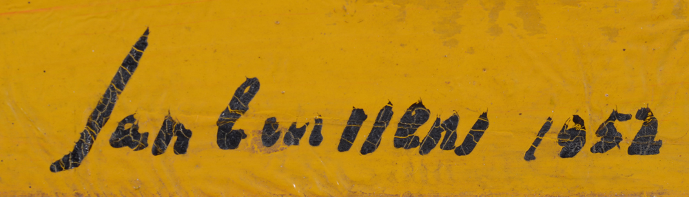 Jan Burssens — Signature by the artist and date, bottom left