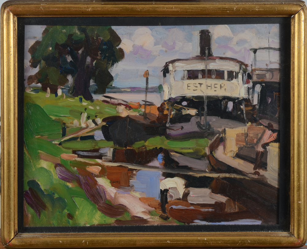 Guilherme d'Oliveira Marques — The painting in its frame