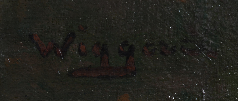 Derk Wiggers — Signature of the artist, bottom right