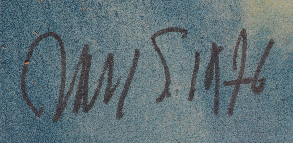 Jan Saverys — Signature of the artist and date, bottom left