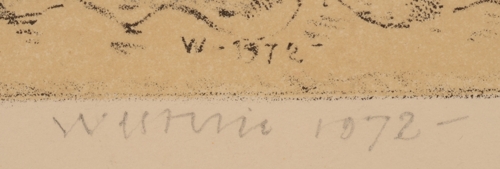 Co Westerik  — Signature of the artist in pencil and date bottom centre