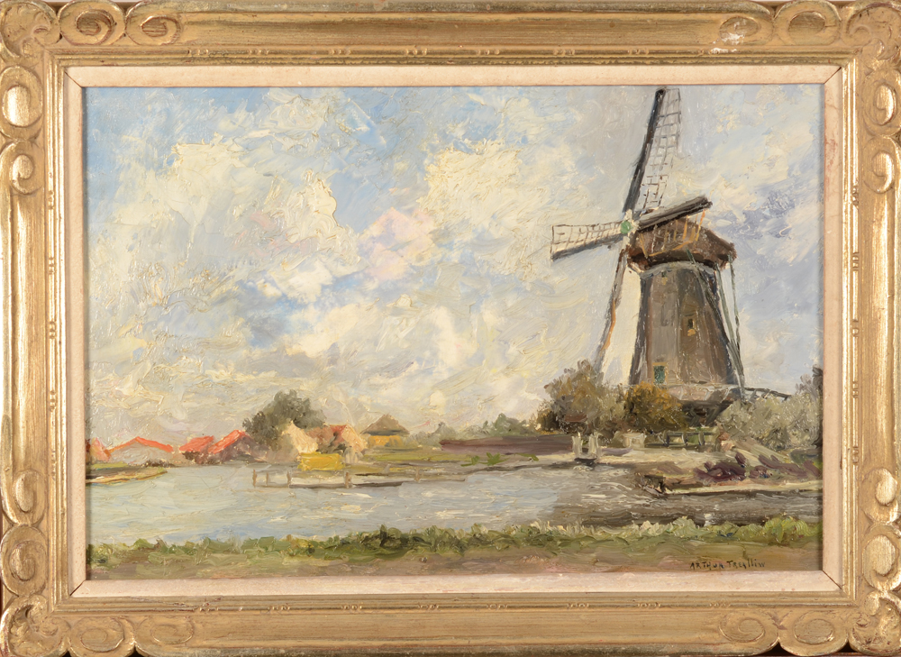 Arthur Willaert — <p>The paintng with its probably original art deco frame</p>