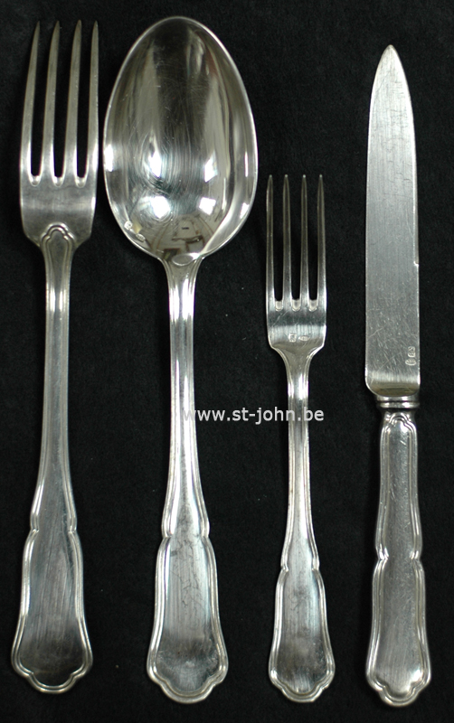 Wolfers Chippendale: first course forks and spoons, dessert forks and knives