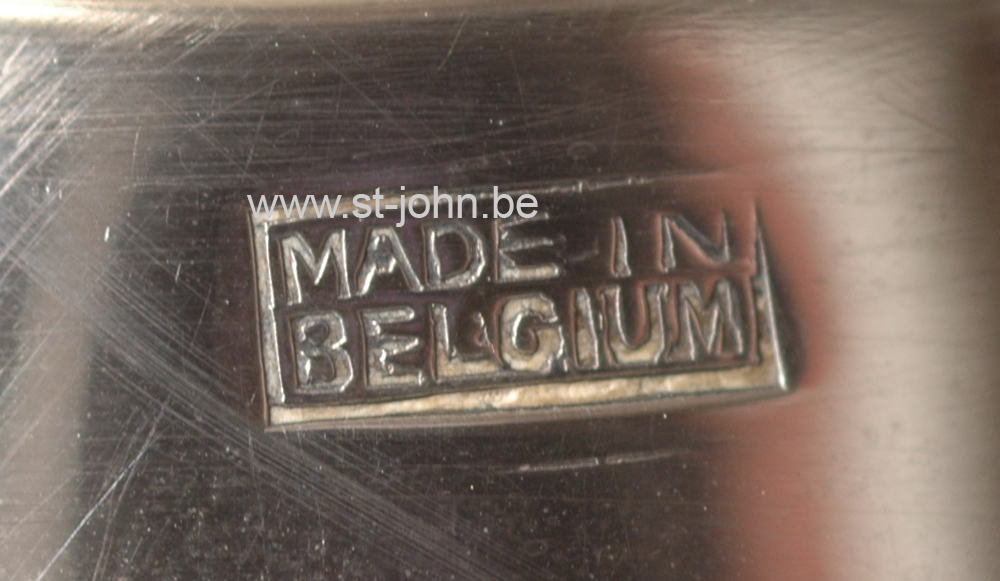 Wolfers Freres: mark Made in Belgium, a very rare exhibition mark, 1930s