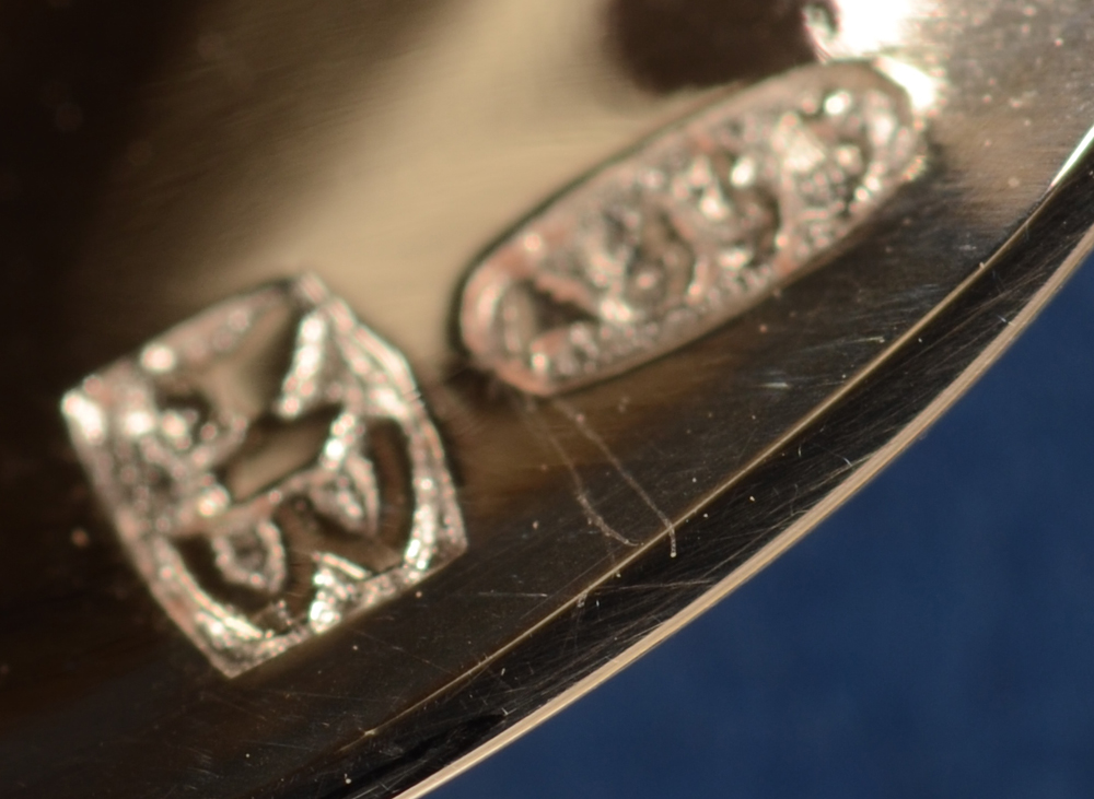 Wolfers Frères — Makers mark of Bruno Wiskemann and alloy mark for 835/1000
