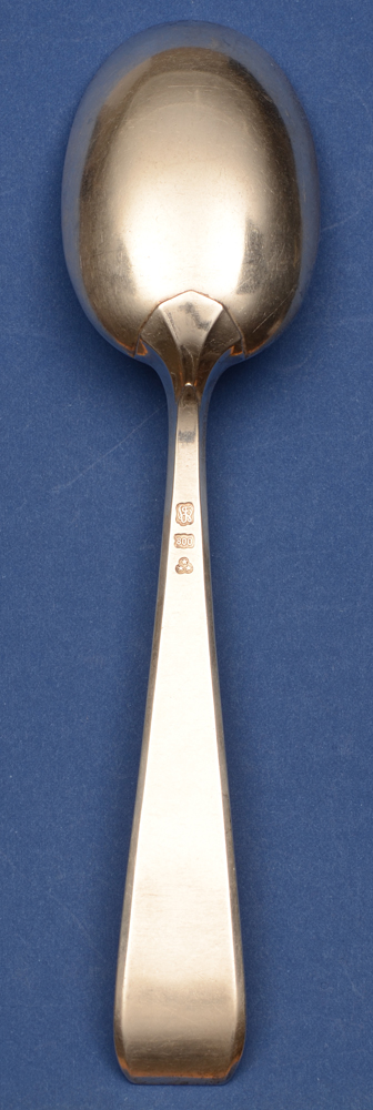 Wolfers Freres — Back of the spoon showing the marks