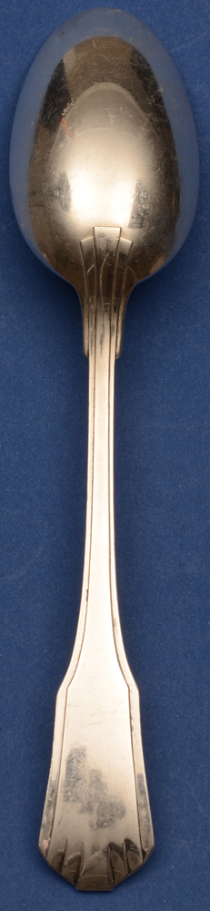 Wolfers Freres — Back of the silver art deco spoon