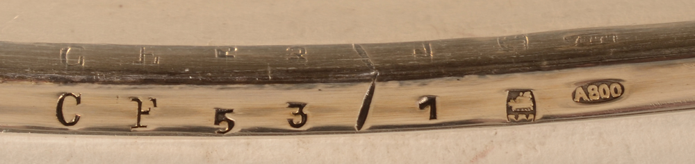 Wolfers Freres S.A. — Marks on the underside of the rim&nbsp;