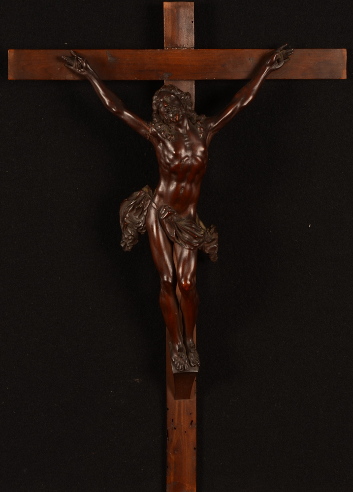 Wooden Christ on the cross