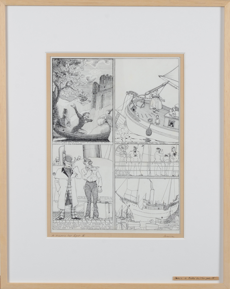 Mark Severin  — the drawing in its new frame