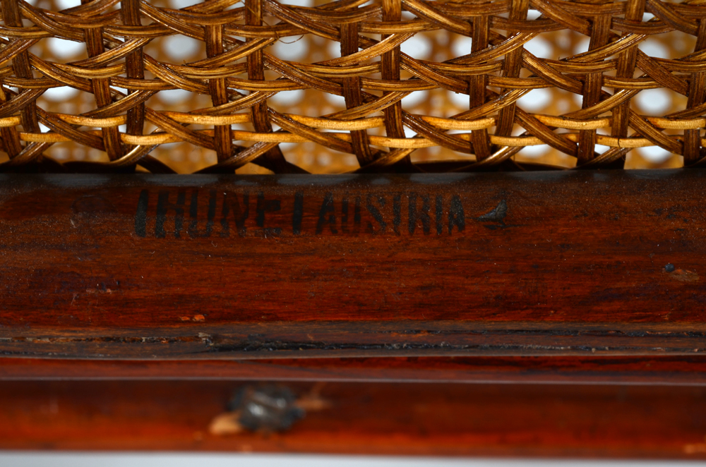 Thonet Gebrüder Rocking Chair — Second stamp "Thonet Austria" at the back