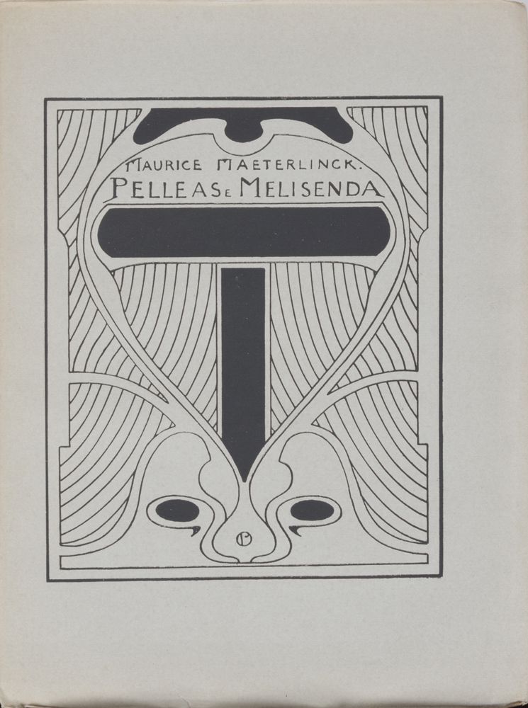 Maurice Maeterlinck (1862-1949) and Charles Doudelet (1861-1938), Pelleas e Melisenda — Couverture du livre illustré, edition originale numérotée