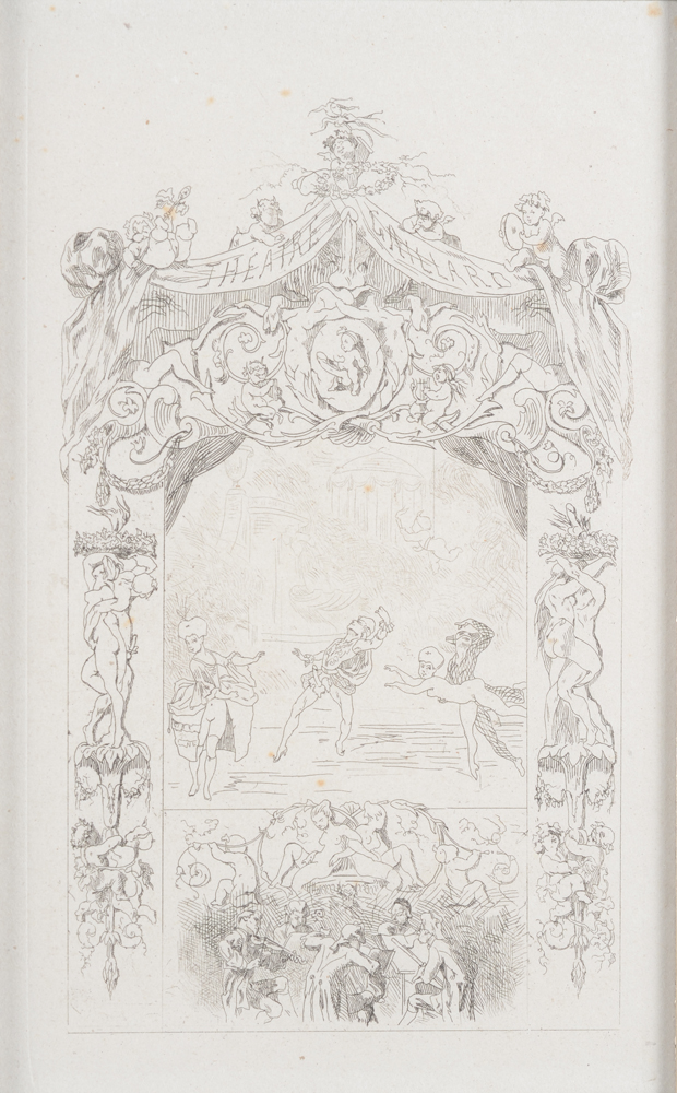Felicien Rops Le Théâtre Gaillard — The second etching