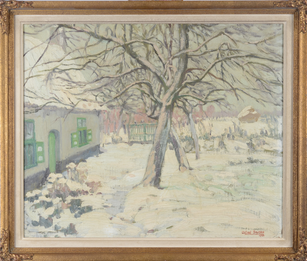 Octave Soudan — The painting in its original frame