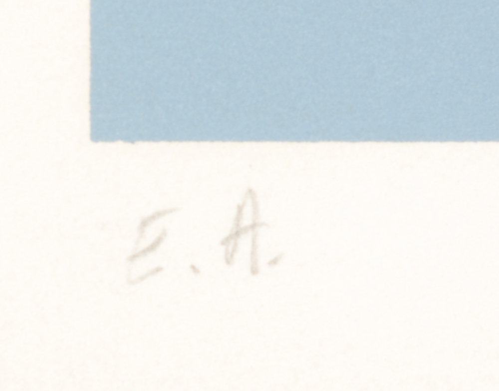 Pierre Wemaëre 'Composition' E. A. — Epreuve d'artiste. Mentioned on the bottom left in pencil