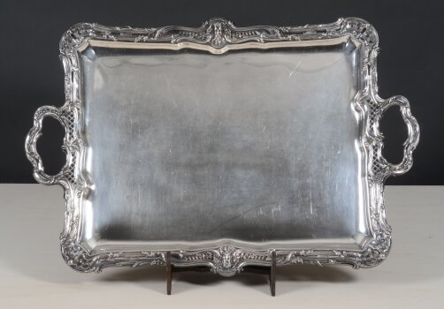 Large serving Tray 'aux têtes barbues'