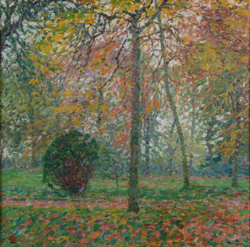 Leon De Smet parkview in autumn ca. 1913