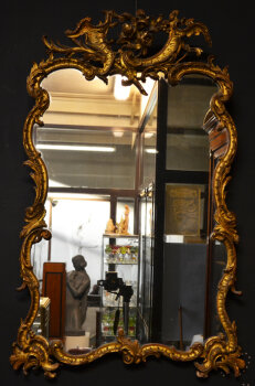 Louis XV Miror in gilt carved wood