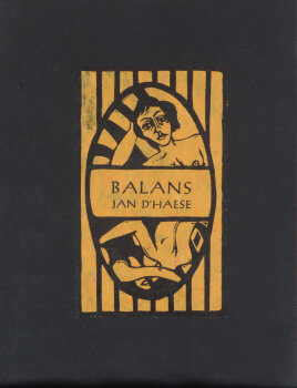 Roland Ergo (illustrator) - Jan D'Haese (Poet), Balans, a rare illustrated book, 1997