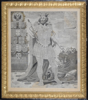 Statua Regum Europaeorum, ca. 1754, the descendance of European dynasties, especially the Russian Tsars