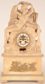 Alabaster Clock