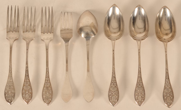Joseph Allard set of silver cutlery