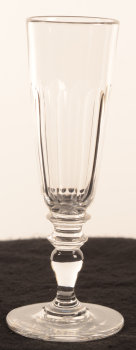 Champagne flute glass baluster