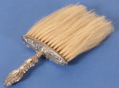 Sterling silver clothes brush