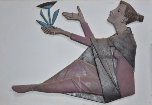 Joost Maréchal, Beatrijs, a unique ceramic relief