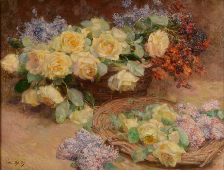 Flore Geleedts flower still life with white roses