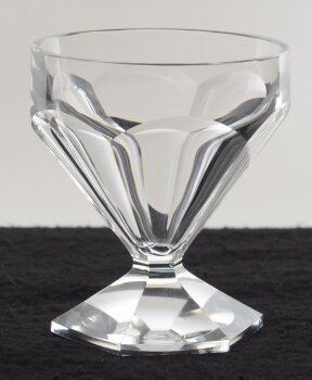 Val St-Lambert Nungesser (sans jambe) cut crystal wine glass
