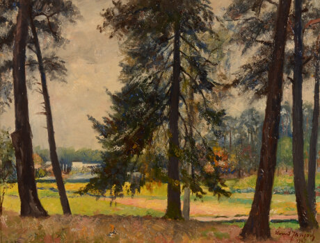 Knut Janson A landscape in autumn 1929