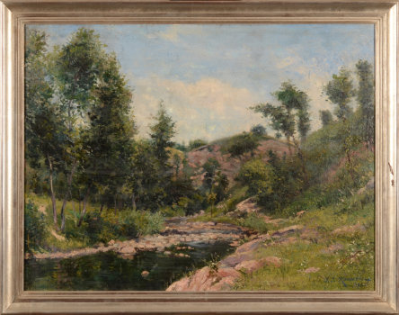 Jean Jacques Rousseau landscape 1896