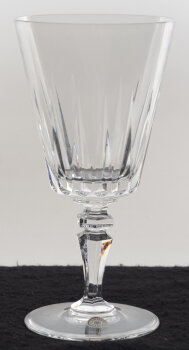 Val St-Lambert, model Faraday taille Balmoral, cut crystal wine glass