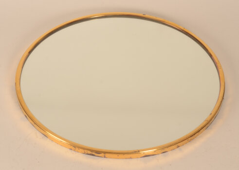 Wolfers Frères gilded silver center piece mirror