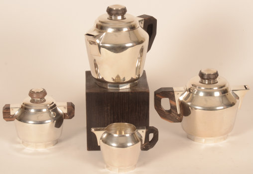 Wolfers Freres Vizir silver coffee and tea set