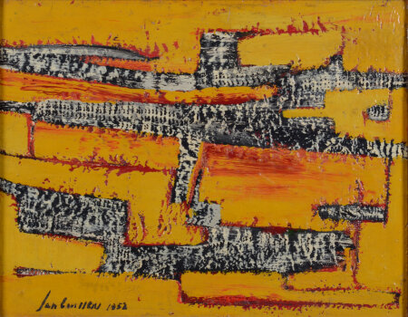 Jan Burssens abstract composition, 1952