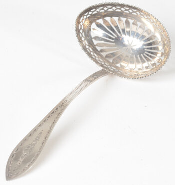 Johannes Anthony Timmermans, a silver sugar sifter, Amsterdam, early 19th century