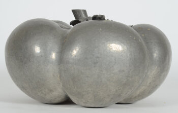An Italian 1970's large pewter pumpkin ice bucket