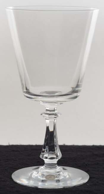 Val St-Lambert, model Heidelberg uni, crystal wine glass