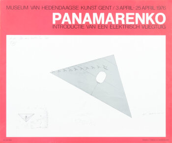 Panamarenko Electric Piewan, a signed Poster 1976
