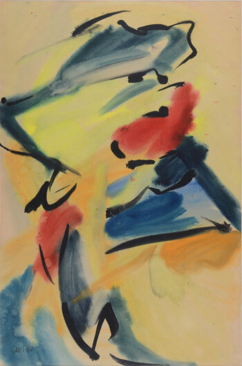 Jan Saverys Abstract composition 1976